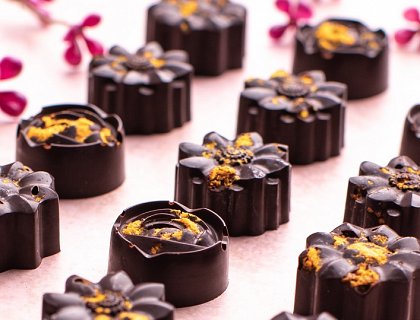 Vegan & Sugar-Free Chilli & Orange Chocolates